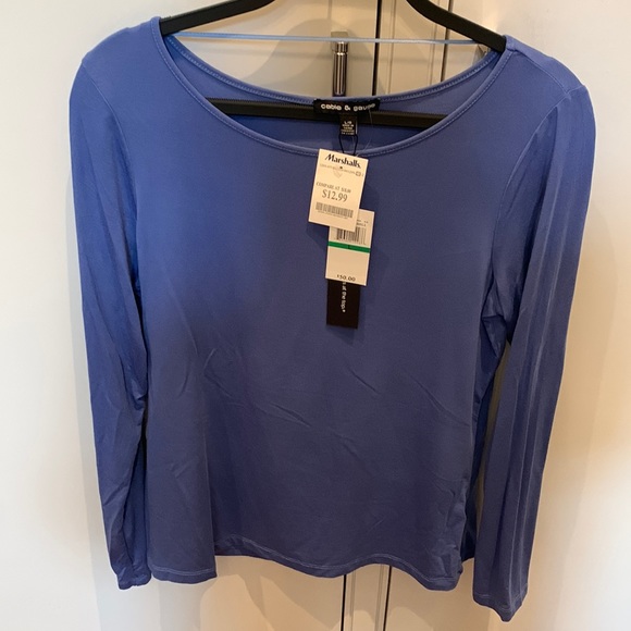Cable & Gauge | Tops | Cable Gauge Ls Tshirt Nwt | Poshmark